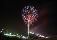 冬のHANABI、左下：上ノ台　右下：横倉